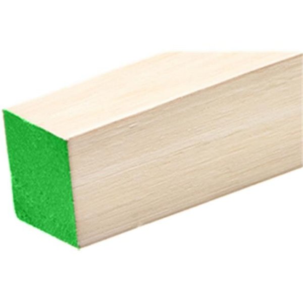 Craftwood Craftwood 71616 0.44 x 36 in. Square Dowel; Green - Pack of 49 71616